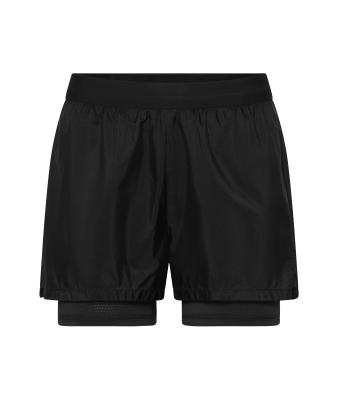 Damen Ladies' Running Shorts Black 12003