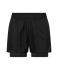 Damen Ladies' Running Shorts Black 12003