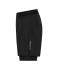 Herren Men's Running Shorts Black 12004