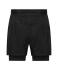Herren Men's Running Shorts Black 12004