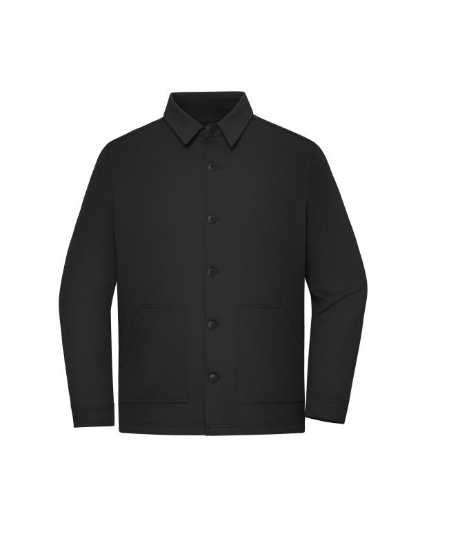 Unisex Shirt Jacket UNISEX GRS & OCS Blended Black 12007