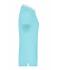 Ladies Ladies' Elastic Polo Short-Sleeved Lagoon/white 7317