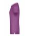 Ladies Ladies' Elastic Polo Short-Sleeved Purple/white 7317