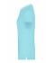 Dames Ladies' Elastic Polo Short-Sleeved Lagune/wit 7317
