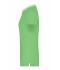 Dames Ladies' Elastic Polo Short-Sleeved Lime/wit 7317