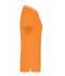 Dames Ladies' Elastic Polo Short-Sleeved Oranje/wit 7317