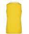 Damen Ladies' Elastic Polo Sleeveless Sun-yellow/white 7318