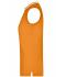 Dames Ladies' Elastic Polo Sleeveless Oranje/wit 7318