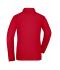 Ladies Ladies' Elastic Polo Long-Sleeved Red 7331
