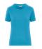Dames Ladies' BIO Stretch-T Work - SOLID -   OCS Blended Turquoise 8707