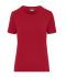 Dames Ladies' BIO Stretch-T Work - SOLID -   OCS Blended Rood 8707