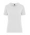 Dames Ladies' BIO Stretch-T Work - SOLID -   OCS Blended Wit 8707