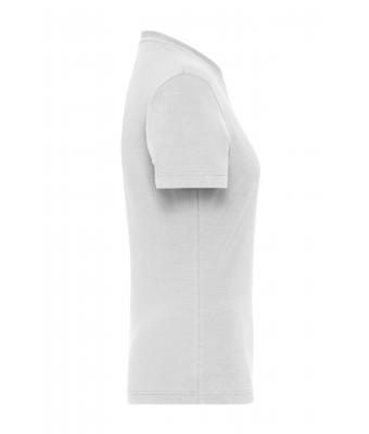 Dames Ladies' BIO Stretch-T Work - SOLID -   OCS Blended Wit 8707