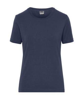 Damen Ladies' Stretch-T Work - SOLID -   OCS Standard Navy 8707
