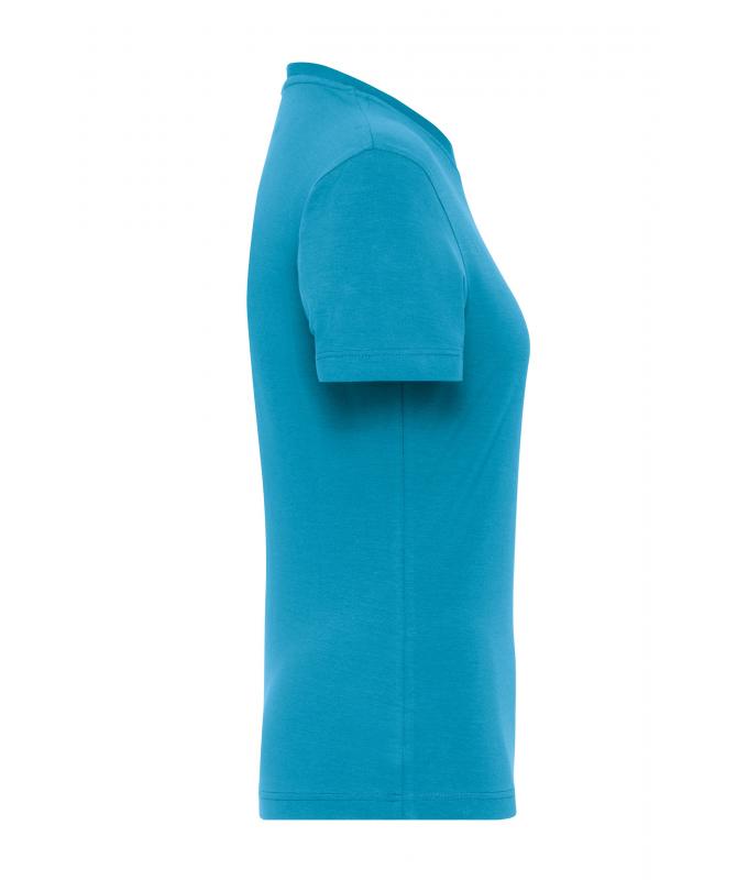 Dames Ladies' Stretch-T Work - SOLID - OCS Standard Turquoise 8707
