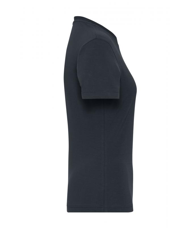 Damen Ladies' Stretch-T Work - SOLID - OCS Standard Carbon 8707