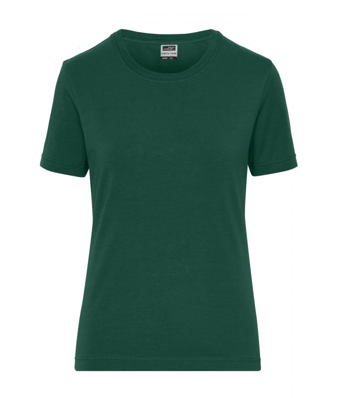 Ladies Ladies' Stretch-T Work - SOLID - OCS Standard Dark-green 8707
