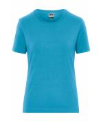Dames Ladies' Stretch-T Work - SOLID - OCS Standard Turquoise 8707