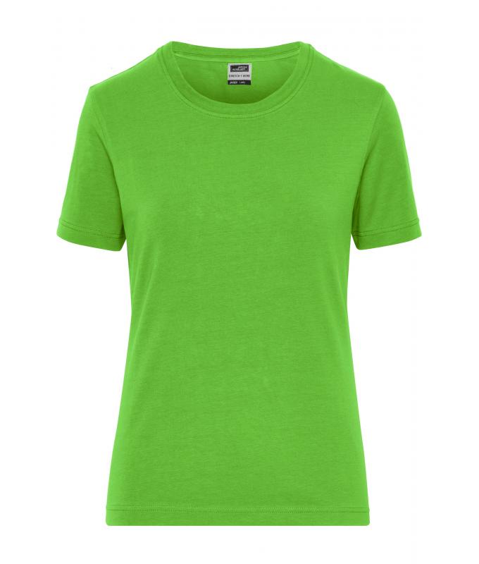 Dames Ladies' Stretch-T Work - SOLID - OCS Standard Lime 8707