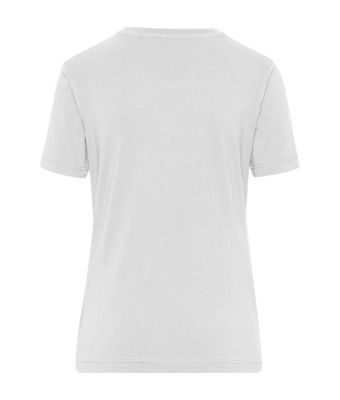 Ladies Ladies' Stretch-T Work - SOLID - OCS Standard White 8707