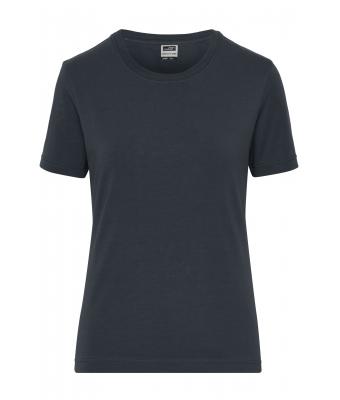 Femme T-shirt de travail BIO Stretch femme - SOLID - Carbone 8707