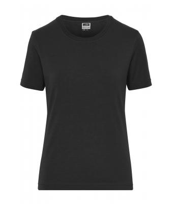 Femme T-shirt de travail BIO Stretch femme - SOLID - Noir 8707