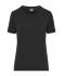 Femme T-shirt de travail BIO Stretch femme - SOLID - Noir 8707