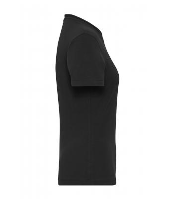 Femme T-shirt de travail Stretch femme - SOLID -   OCS Standard Noir 8707