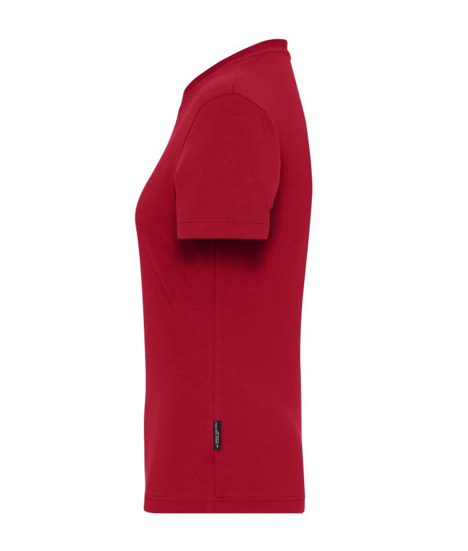 Femme T-shirt de travail Stretch femme - SOLID - OCS Standard Rouge 8707