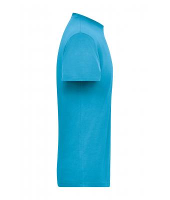 Heren Men's BIO Stretch-T Work - SOLID -   OCS Blended Turquoise 8708
