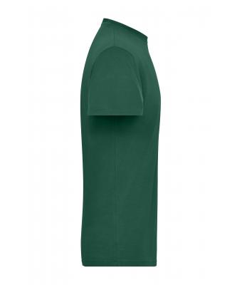 Heren Men's BIO Stretch-T Work - SOLID -   OCS Blended Donkergroen 8708