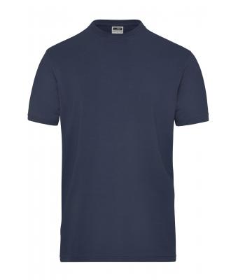 Homme T-shirt de travail BIO Stretch homme - SOLID - Marine 8708