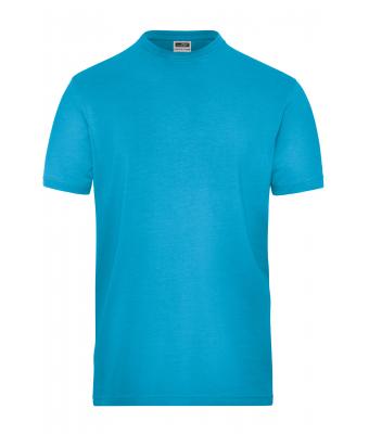 Homme T-shirt de travail BIO Stretch homme - SOLID - Turquoise 8708