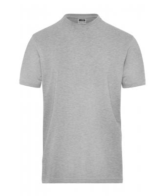Homme T-shirt de travail BIO Stretch homme - SOLID - Gris-chiné 8708