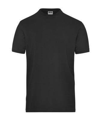 Homme T-shirt de travail BIO Stretch homme - SOLID - Noir 8708