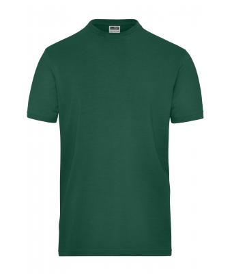 Homme T-shirt de travail BIO Stretch homme - SOLID - Vert-foncé 8708
