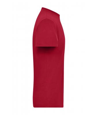 Homme T-shirt de travail Stretch homme - SOLID -   OCS Standard Rouge 8708