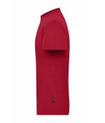 Homme T-shirt de travail Stretch homme - SOLID - OCS Standard Rouge 8708