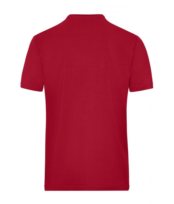 Homme T-shirt de travail Stretch homme - SOLID - OCS Standard Rouge 8708