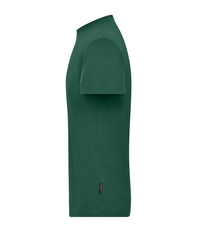Homme T-shirt de travail Stretch homme - SOLID - OCS Standard Vert-foncé 8708
