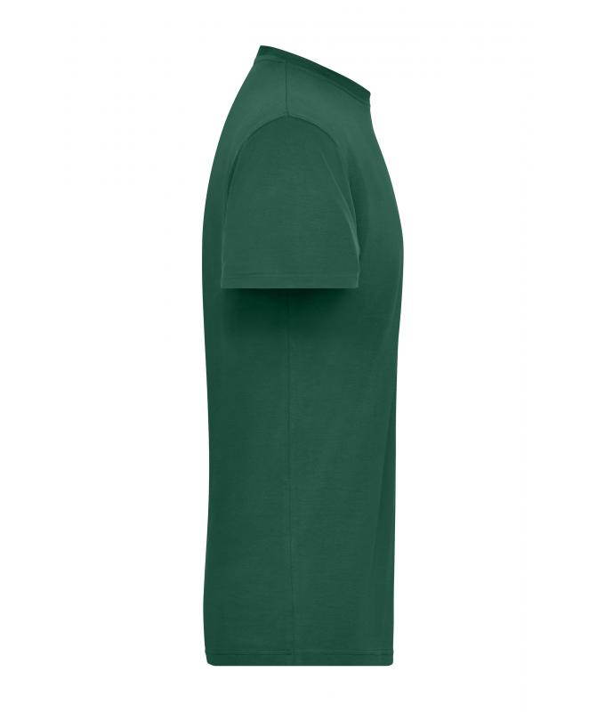Homme T-shirt de travail Stretch homme - SOLID - OCS Standard Vert-foncé 8708