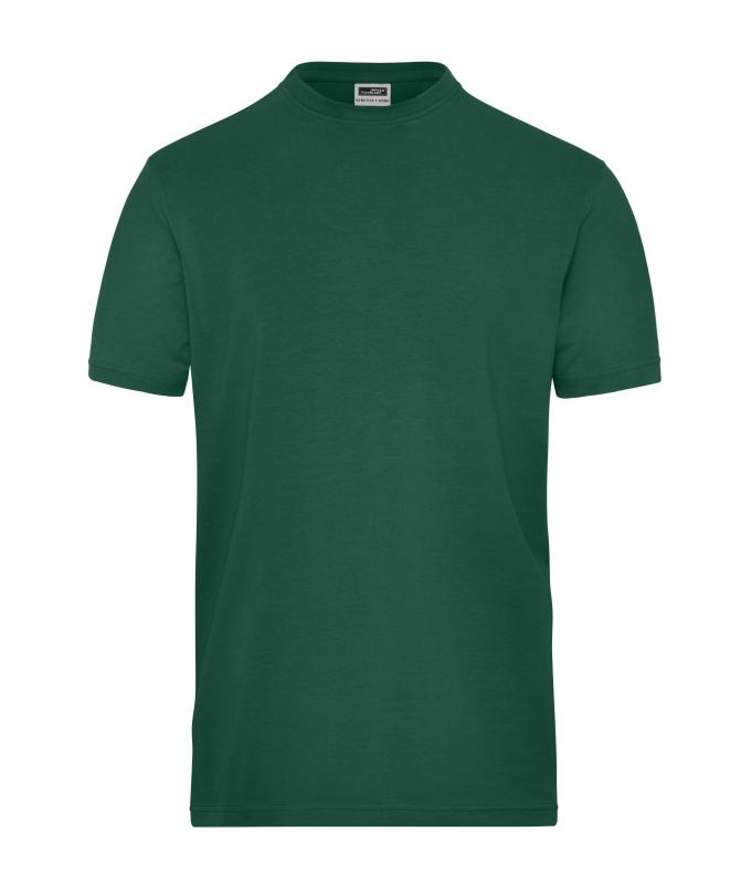 Homme T-shirt de travail Stretch homme - SOLID - OCS Standard Vert-foncé 8708