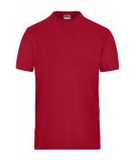 Homme T-shirt de travail Stretch homme - SOLID - OCS Standard Rouge 8708
