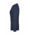Dames Ladies' BIO Stretch-Longsleeve Work - SOLID -   OCS Blended Navy 8706