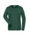 Ladies Ladies' BIO Stretch-Longsleeve Work - SOLID -   OCS Blended Dark-green 8706