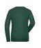 Dames Ladies' BIO Stretch-Longsleeve Work - SOLID -   OCS Blended Donkergroen 8706
