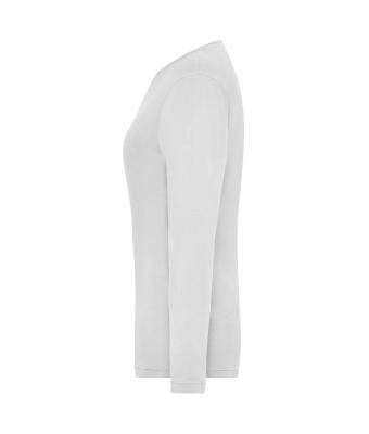 Ladies Ladies' BIO Stretch-Longsleeve Work - SOLID -   OCS Blended White 8706