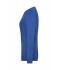 Damen Ladies' ORGANIC Stretch-Longsleeve Work - SOLID -   OCS Blended Royal 8706