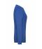 Damen Ladies' ORGANIC Stretch-Longsleeve Work - SOLID -   OCS Blended Royal 8706