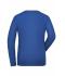 Damen Ladies' ORGANIC Stretch-Longsleeve Work - SOLID -   OCS Blended Royal 8706